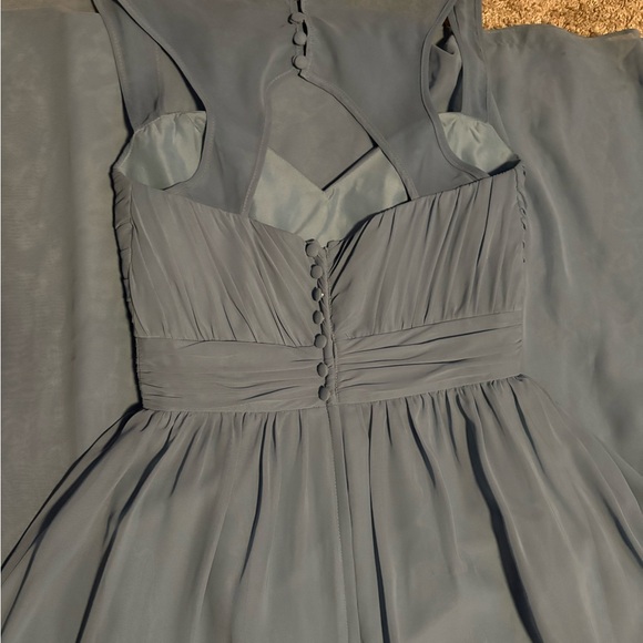 Alfred Angelo Light Blue Maxi Dress - Picture 3 of 5